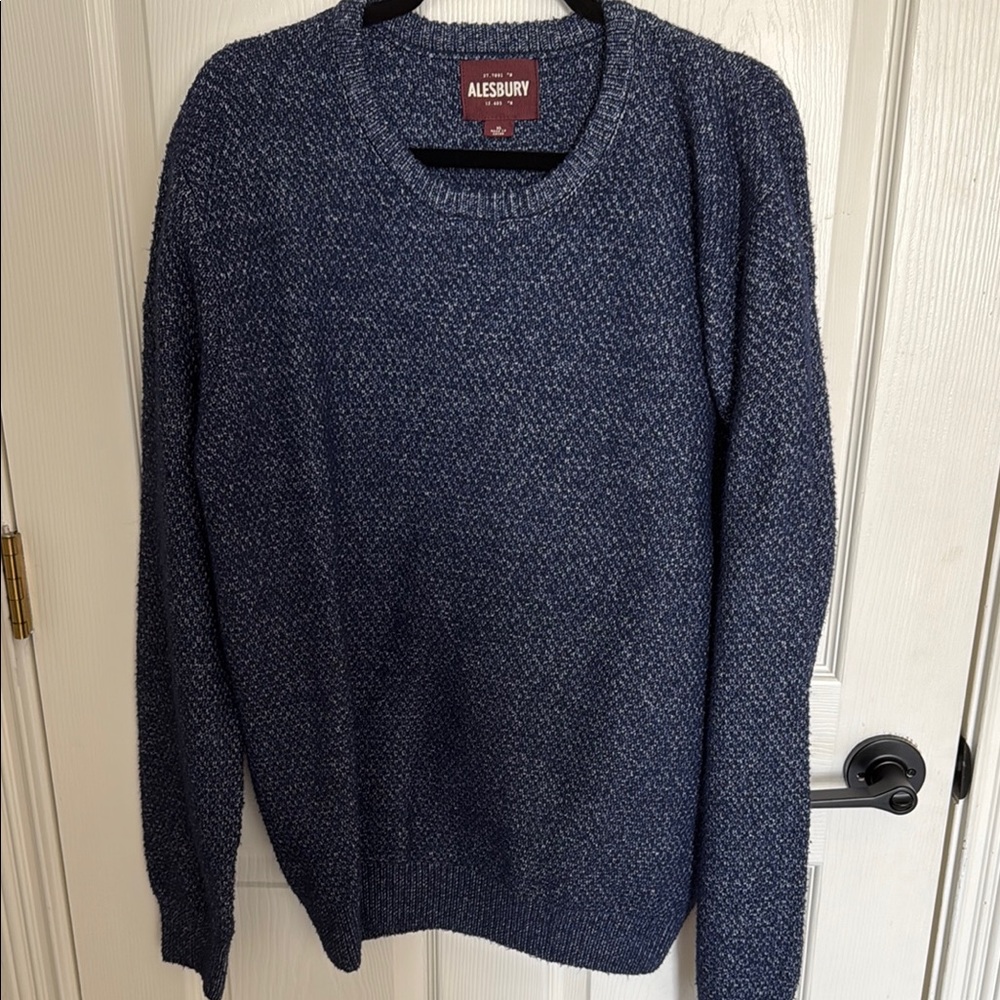 Men's Alrsbury Blue Sweater XL